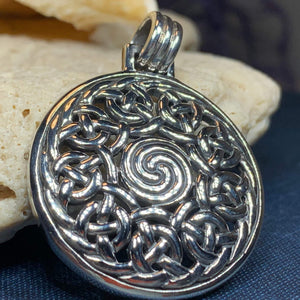 Eternal Celtic Spiral Necklace