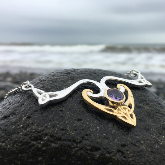 Koribella Celtic Trinity Knot Necklace