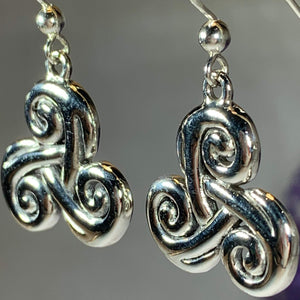 Trinity Knot Earrings, Irish Jewelry, Celtic Jewelry, Anniversary Gift, Wiccan Jewelry, Mom Gift, Sister Gift, Wife Gift, Scotland Jewelry
