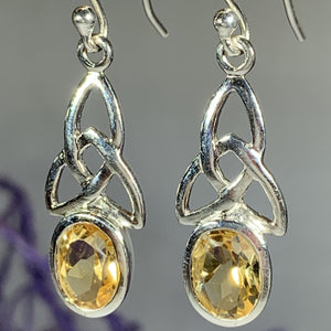 Trinity Knot Earrings, Celtic Jewelry, Irish Jewelry, Celtic Knot Jewelry, Bridal Jewelry, Scotland Jewelry, Norse Jewelry, Mom Gift