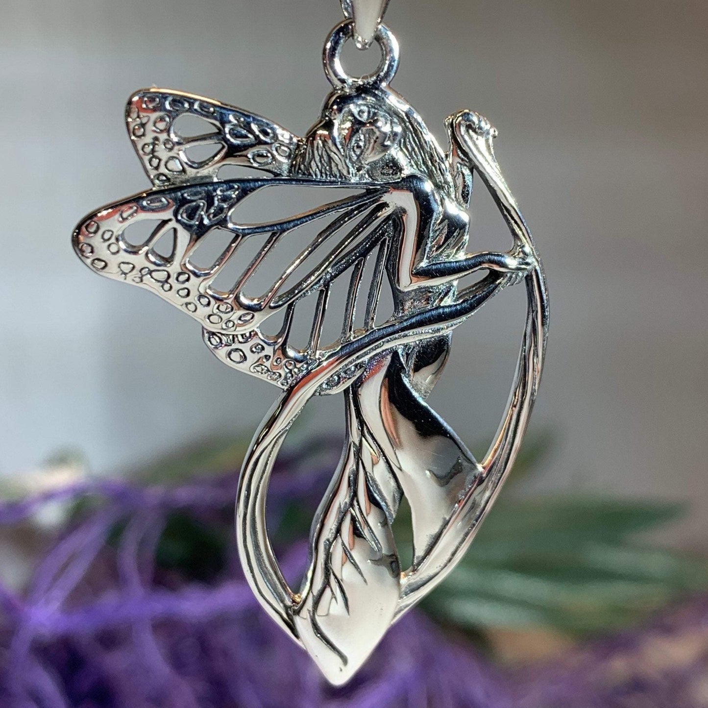 Butterfly Fairy Necklace — view 6