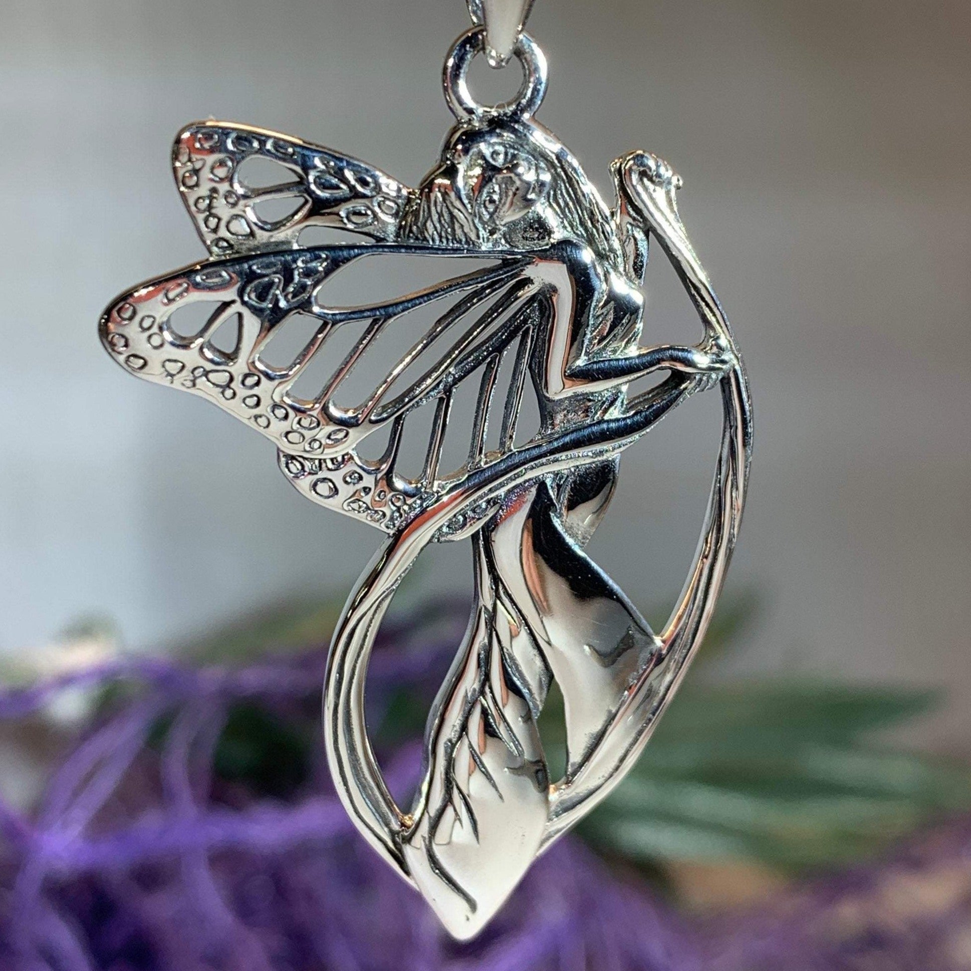 Butterfly Fairy Necklace — view 6