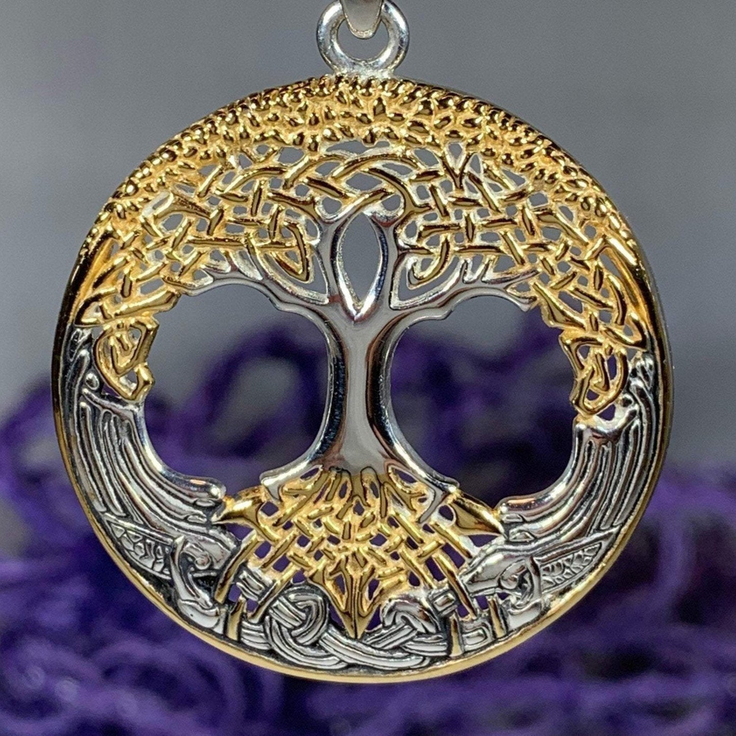 Truda Celtic Tree of Life Necklace — view 4