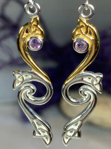 Mystic Dreamer Trinity Knot Earrings