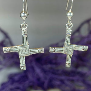 Ballyfarnan Saint Bridget's Cross Earrings