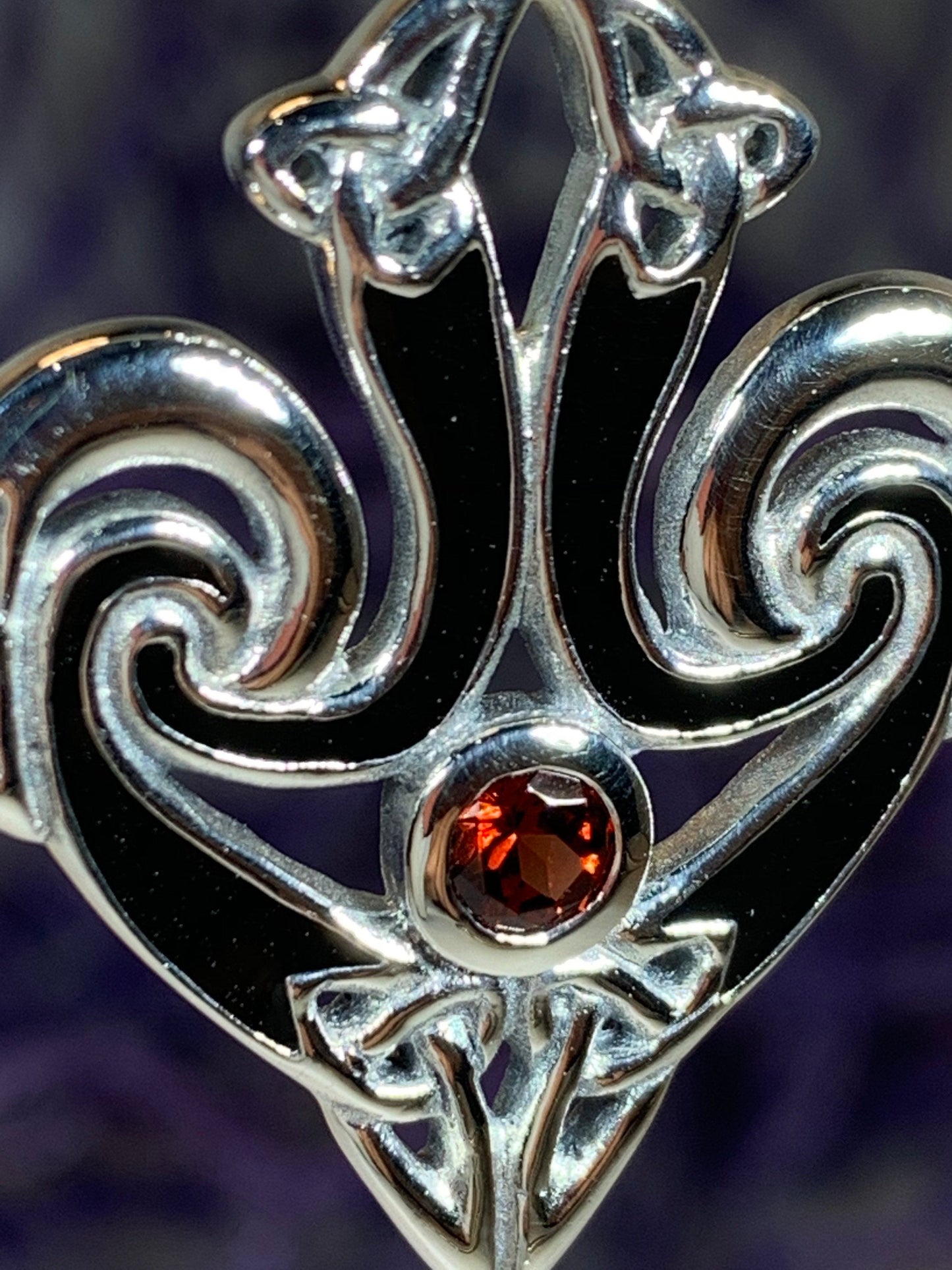 Ove Celtic Trinity Knot Necklace in Sterling Silver — view 8