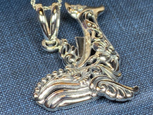 Load image into Gallery viewer, Celtic Whale Necklace, Fish Necklace, Nautical Jewelry, Mom Gift, Sea Jewelry, Ocean Jewelry, Animal Jewelry, Nature Jewelry, Beach Jewelry
