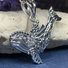 Load image into Gallery viewer, Celtic Whale Necklace, Fish Necklace, Nautical Jewelry, Mom Gift, Sea Jewelry, Ocean Jewelry, Animal Jewelry, Nature Jewelry, Beach Jewelry
