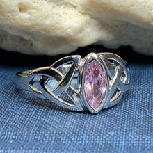 Load image into Gallery viewer, Pink Trinity Knot Ring
