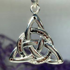 Trinity Knot Necklace, Celtic Jewelry, Irish Jewelry, Scotland Jewelry, Anniversary Gift, Mom Gift, Graduation Gift, Ireland Gift