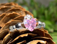 Load image into Gallery viewer, Pink Claddagh Ring
