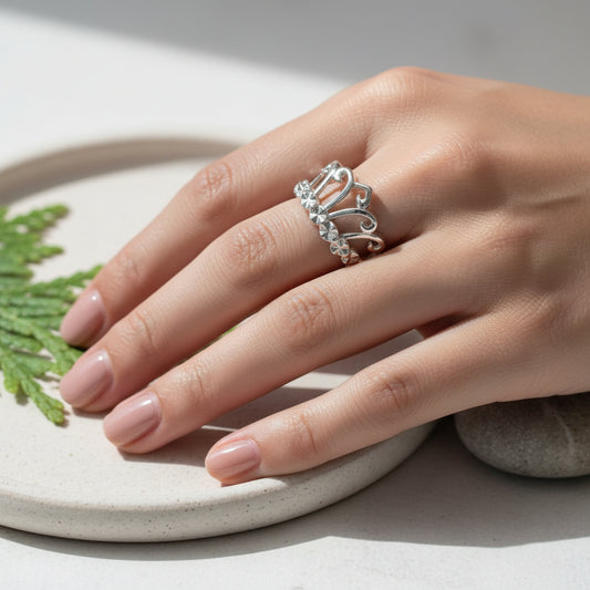 Anne Crown Ring — view 6