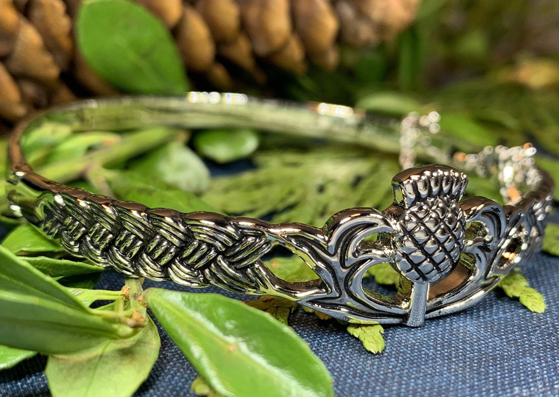 Katrine Thistle Bracelet — view 6