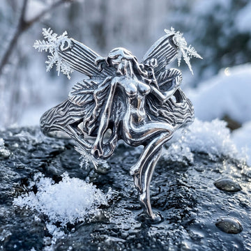 Secret Grove Fairy Ring in Sterling Silver — view 4