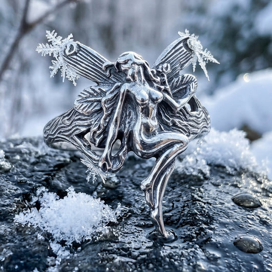 Secret Grove Fairy Ring in Sterling Silver — view 4