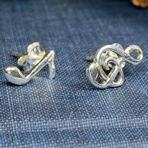 Music Note Stud Earrings, Music Earrings, G Clef Earrings, Gift for Her, Silver Studs, Sister Gift, Musician Gift, Choir Jewelry, Wife Gift