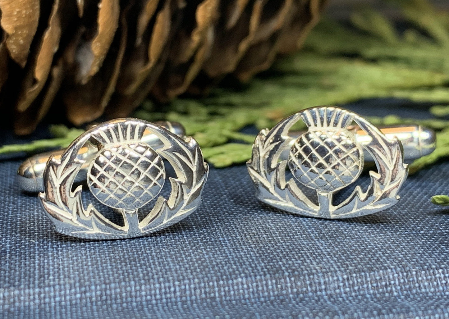 Alba Thistle Cuff Links 02