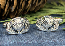 Load image into Gallery viewer, Alba Thistle Cuff Links 02
