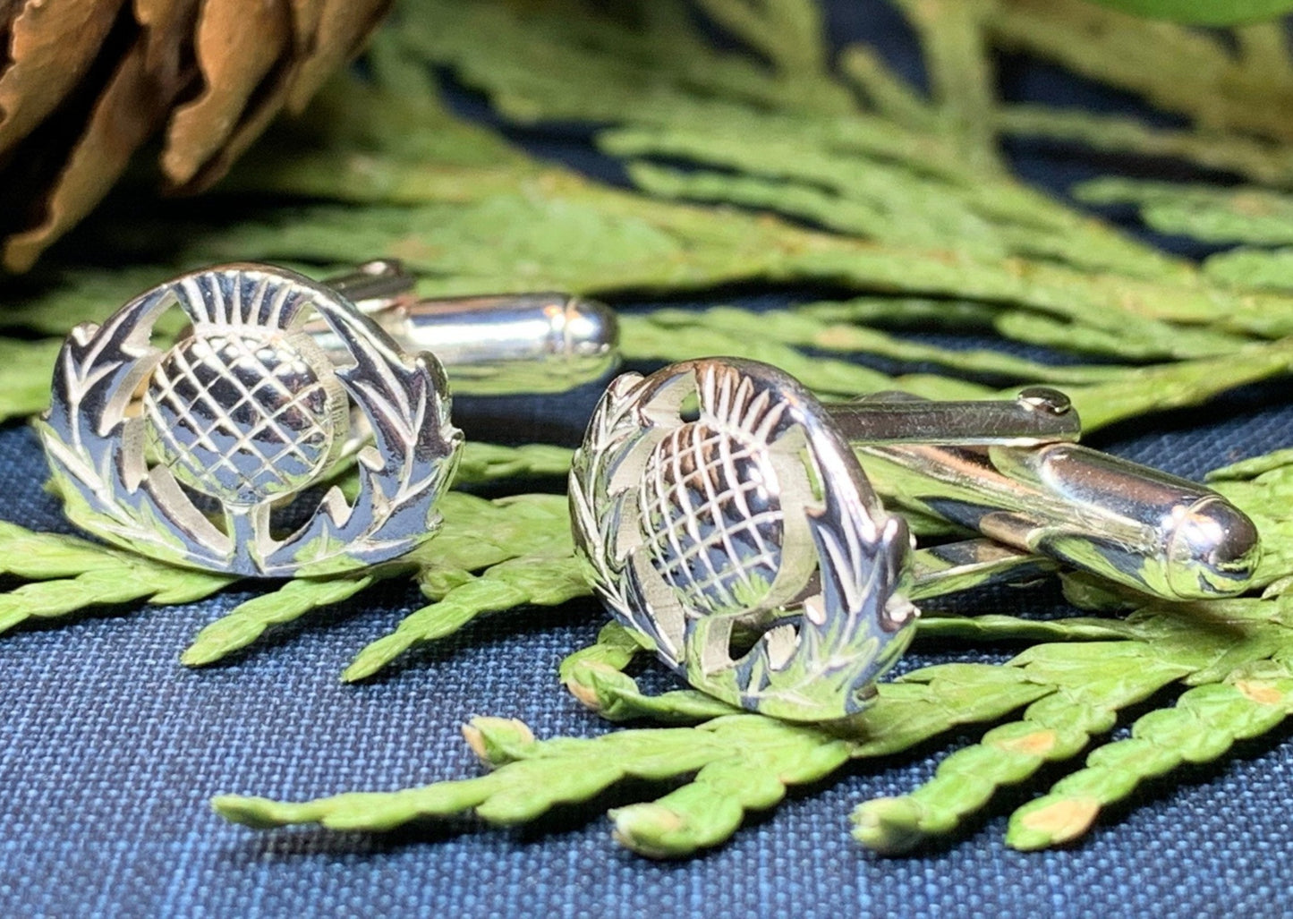 Alba Thistle Cuff Links 07