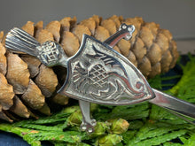 Load image into Gallery viewer, Alban Thistle Sword Kilt Pin 03
