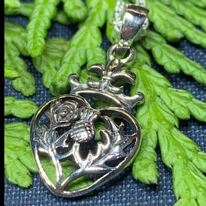 Rose & Thistle Luckenbooth Necklace