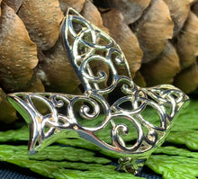 Load image into Gallery viewer, Iona Dove Trinity Knot Brooch
