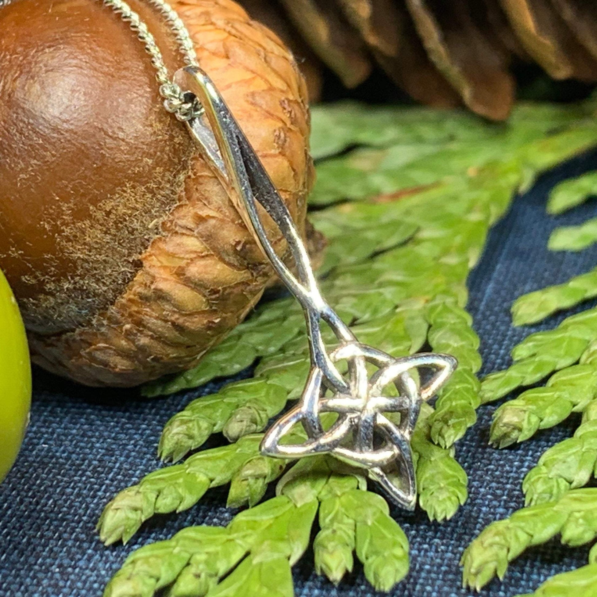 Shooting Star Celtic Knot Necklace — view 7
