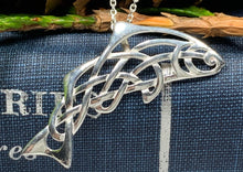 Load image into Gallery viewer, Celtic Salmon of Knowledge Necklace
