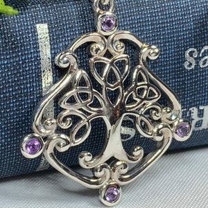 Amethyst Tree of Life Necklace 05