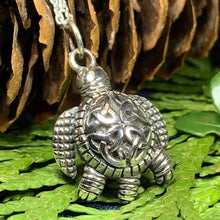 Load image into Gallery viewer, Birte Celtic Turtle Necklace
