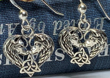 Load image into Gallery viewer, Celtic Wolf Lovers Earrings
