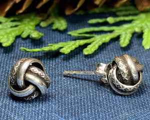 Irish Celtic Knot Stud Earrings