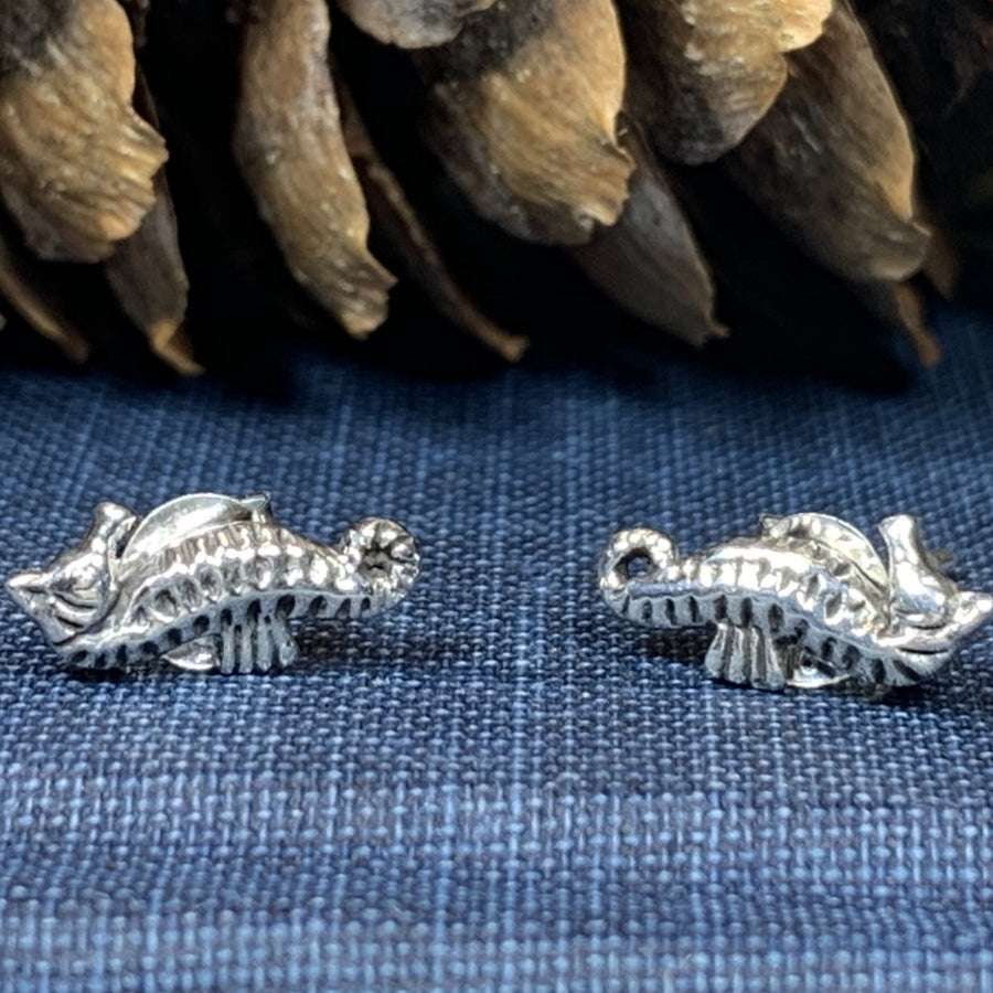 Seahorse Earrings, Animal Jewelry, Beach Jewelry, Mom Gift, Fish Jewelry, Anniversary Gift, Nautical Jewelry, Sea Jewelry, Nature Jewelry