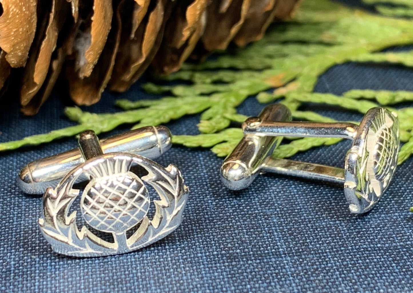 Alba Thistle Cuff Links 06