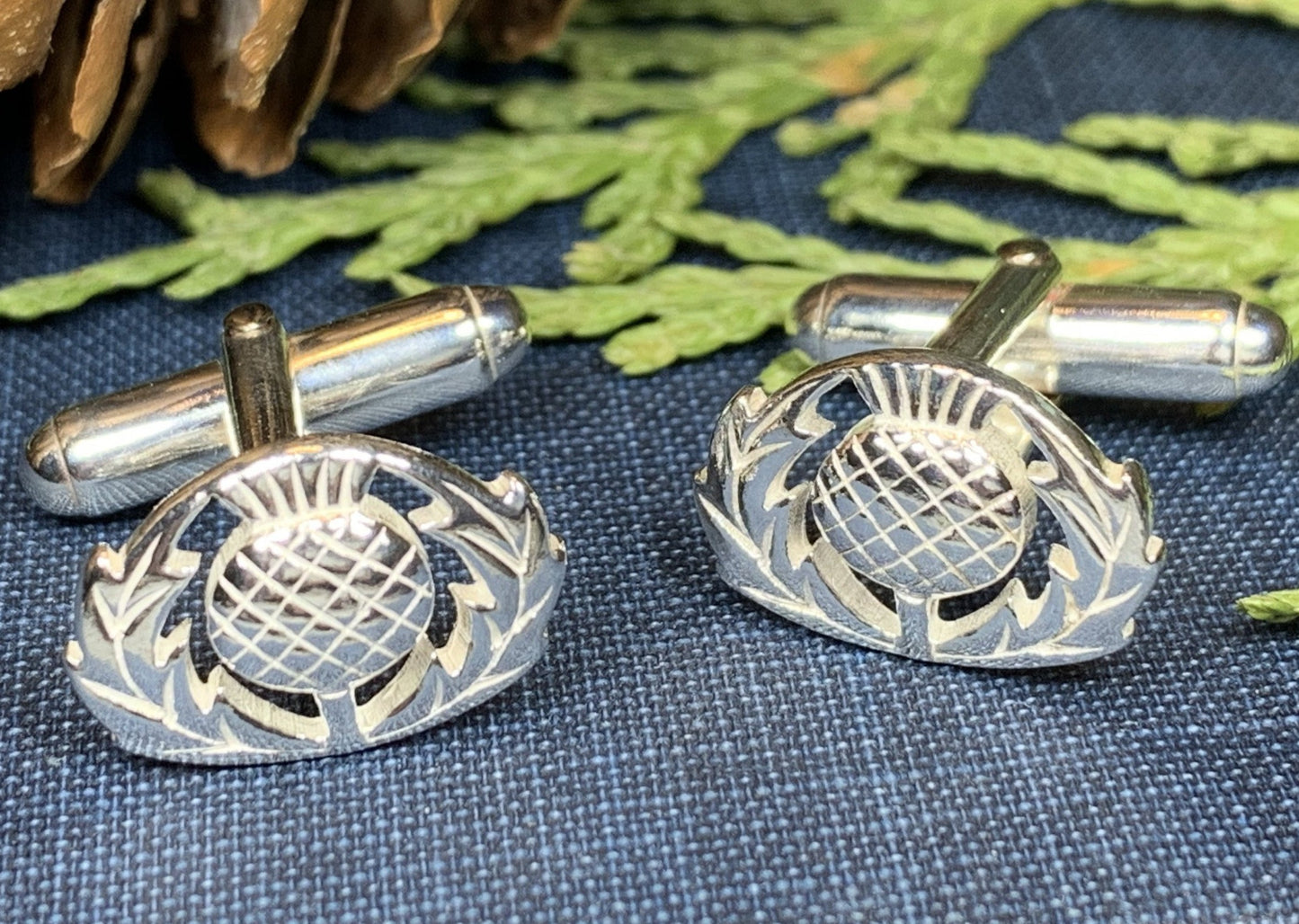 Alba Thistle Cuff Links 05