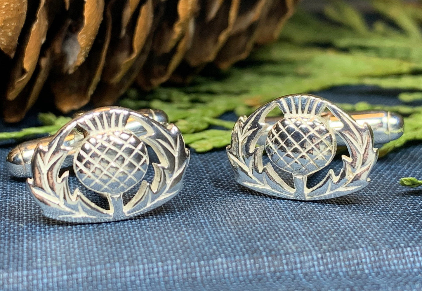 Alba Thistle Cuff Links 03