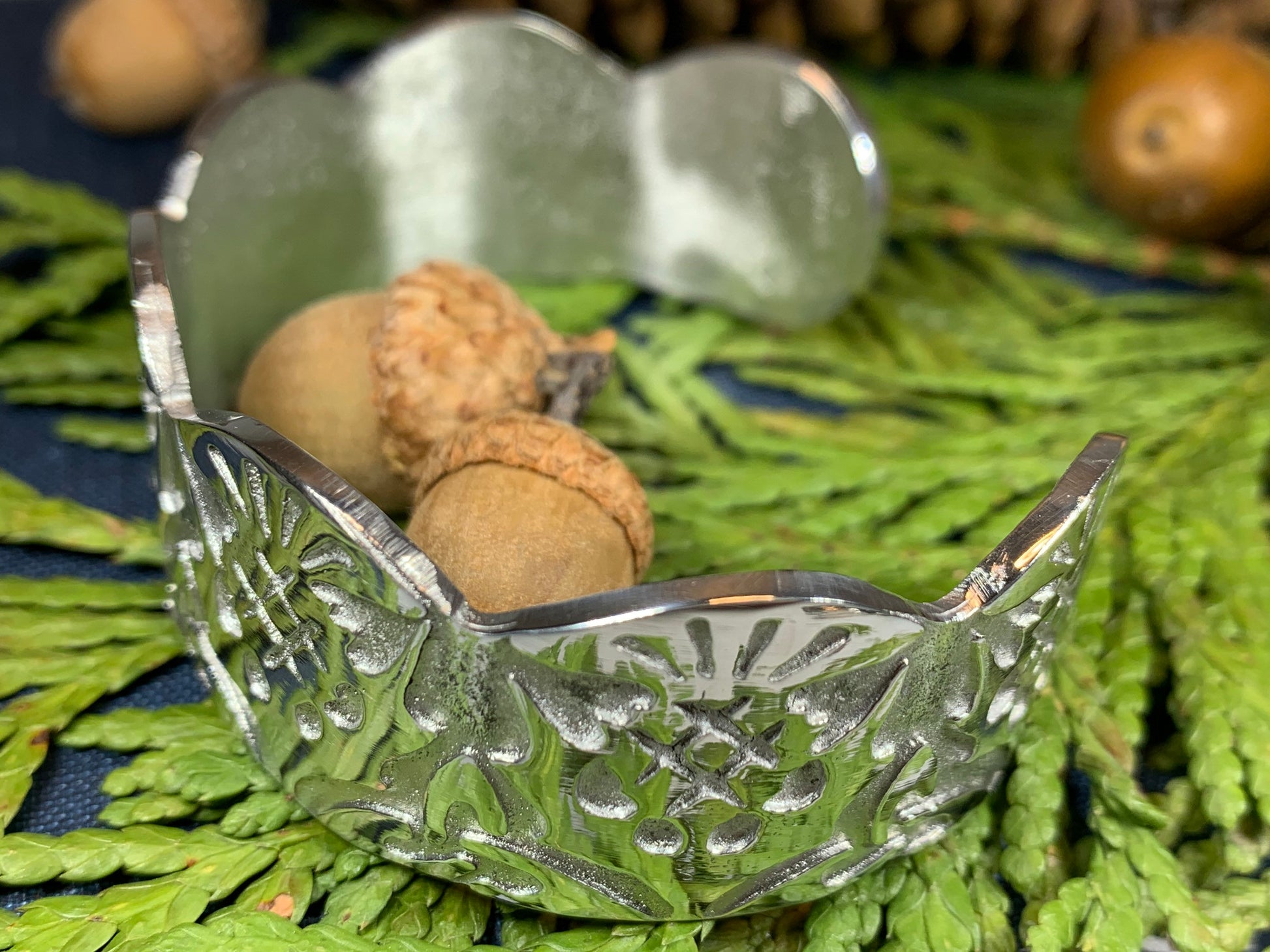Thistle Love Cuff Bracelet - Handmade in Scotland — view 4