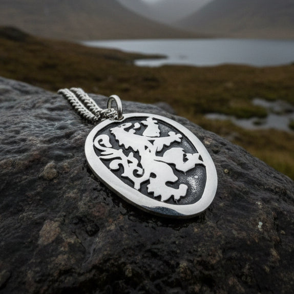 Lion of Scotland Necklace - Handmade in Scotland — view 4