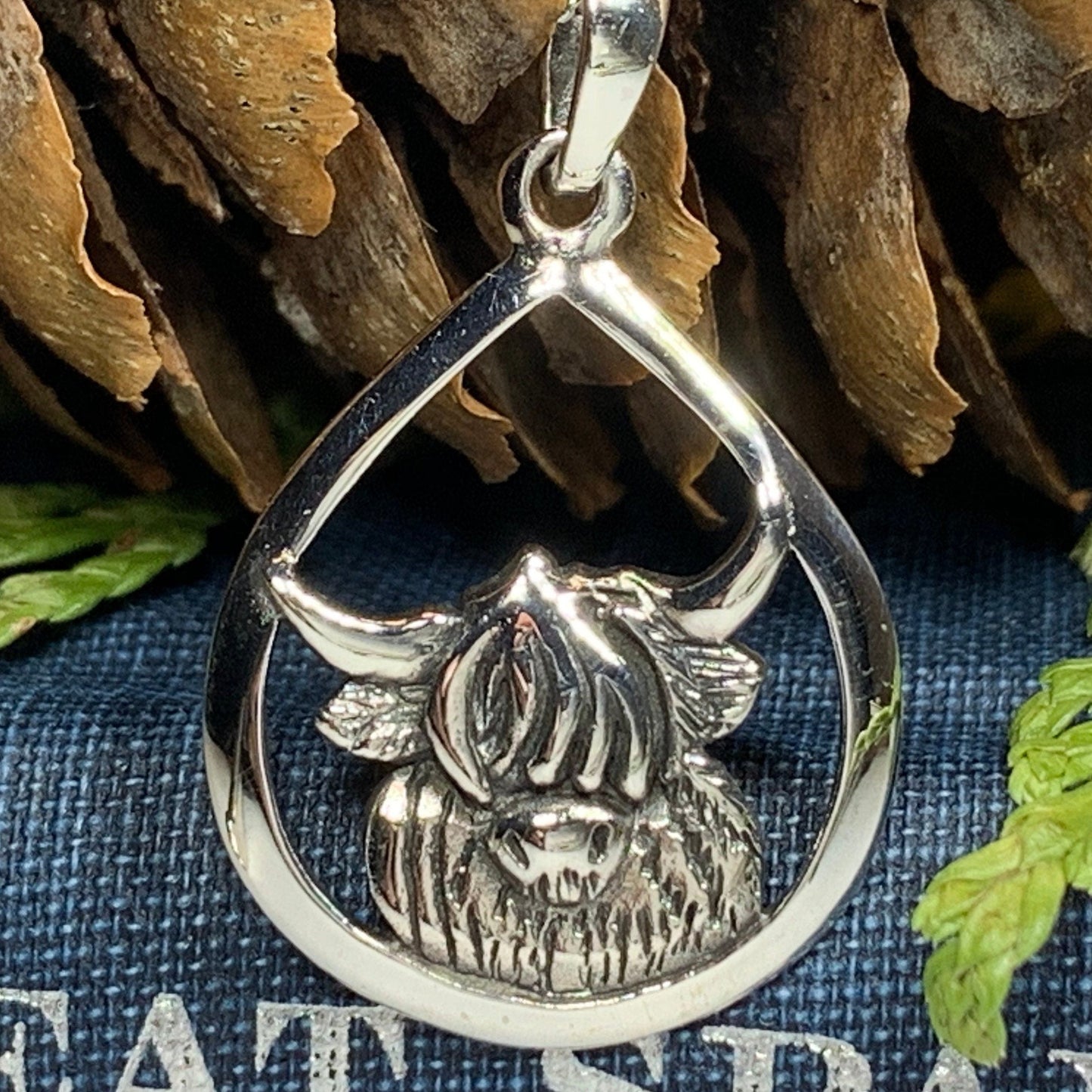 Highland Cow Necklace — view 3