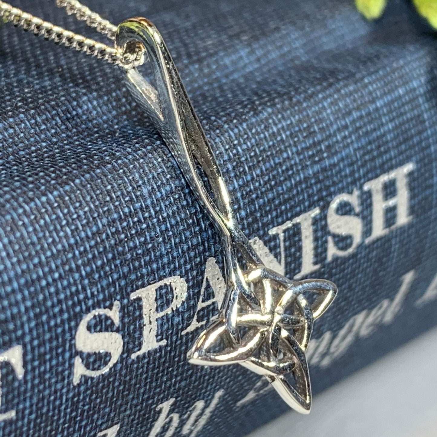 Shooting Star Celtic Knot Necklace — view 6