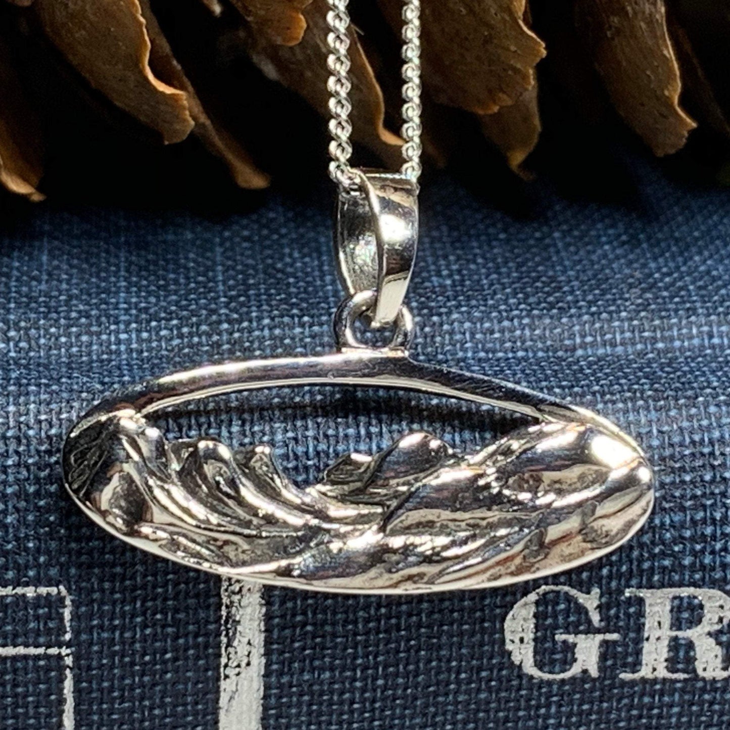 Scotland Glencoe Pass Necklace in sterling silver