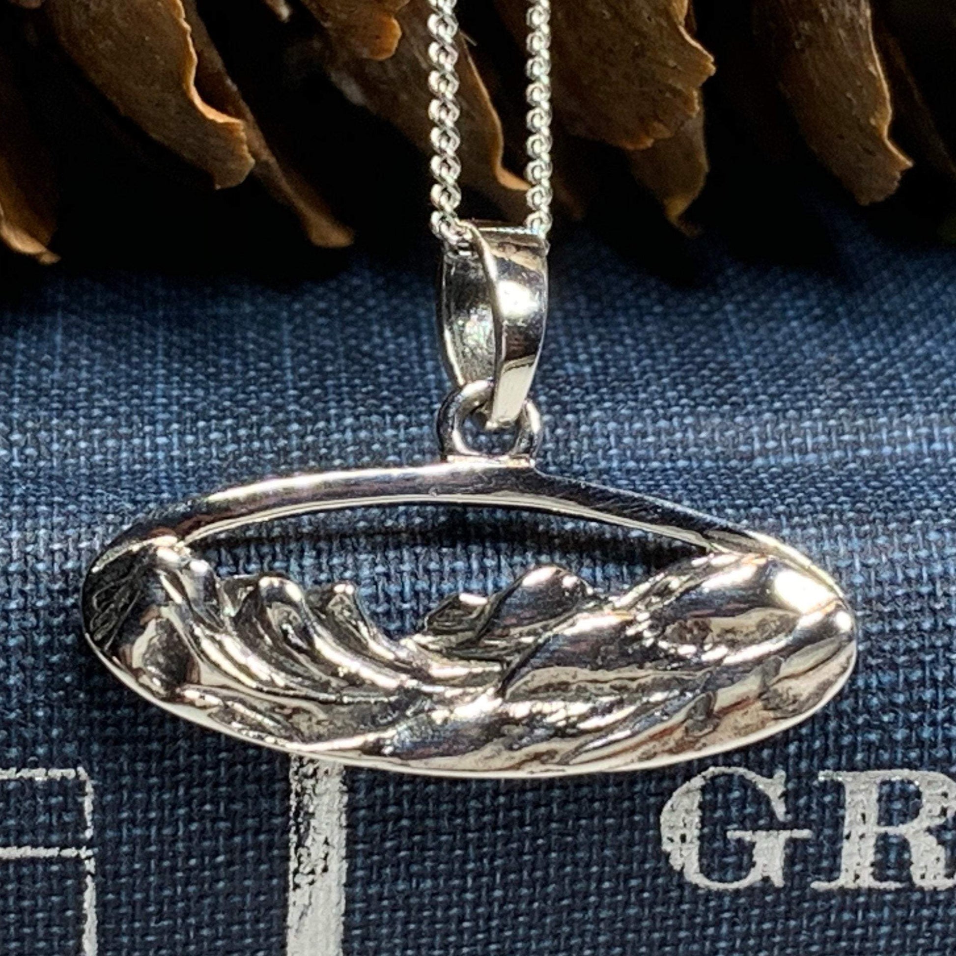 Scotland Glencoe Pass Necklace in sterling silver