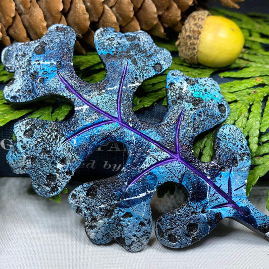 Oak Leaf Pin - Handmade in Scotland — view 5