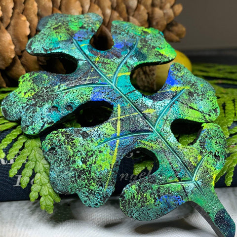 Load image into Gallery viewer, Oak Leaf Pin - Handmade in Scotland
