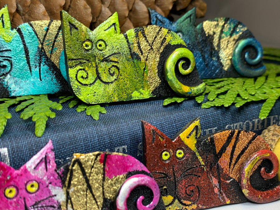 Quirky Cat Brooch