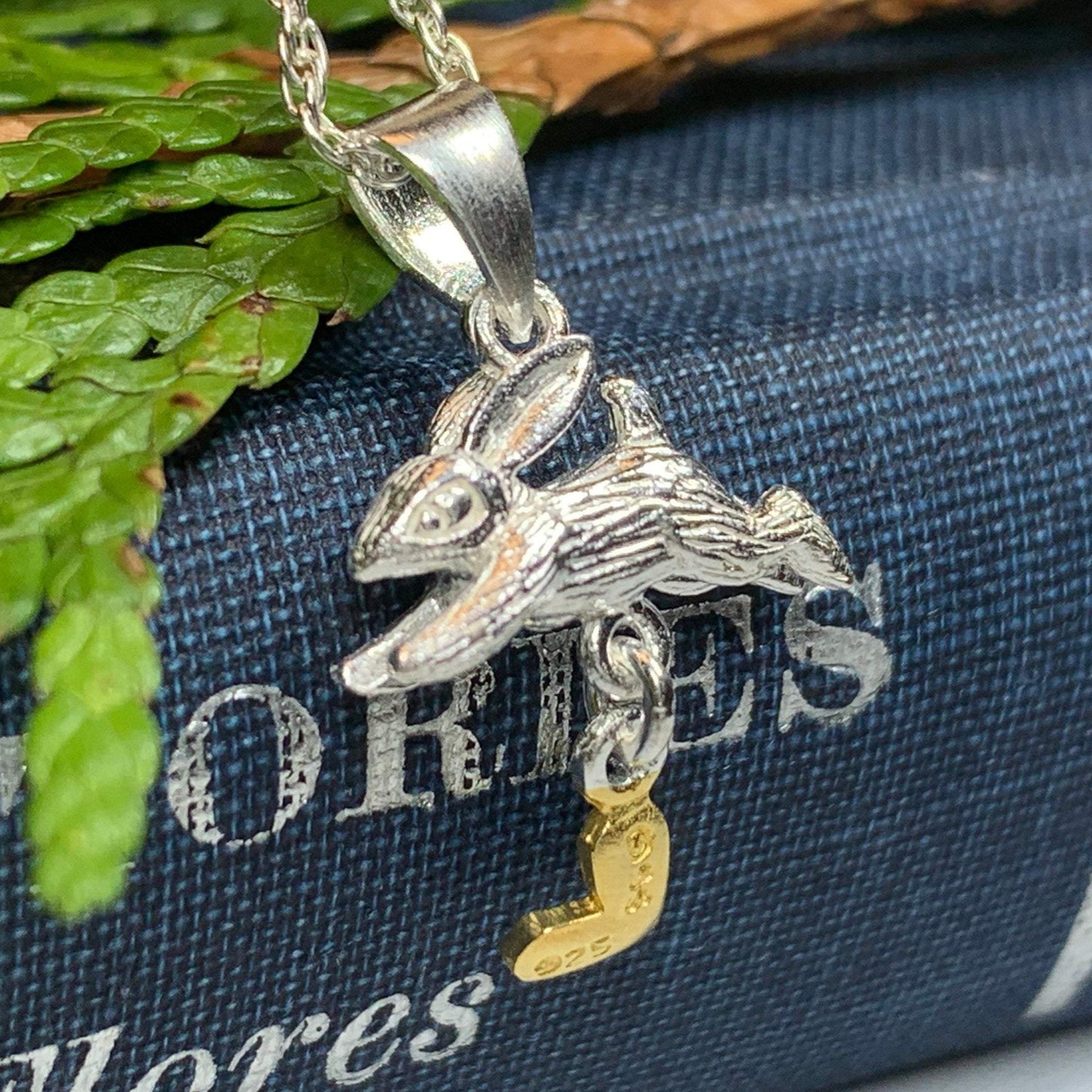 Bunny Love Necklace in sterling silver