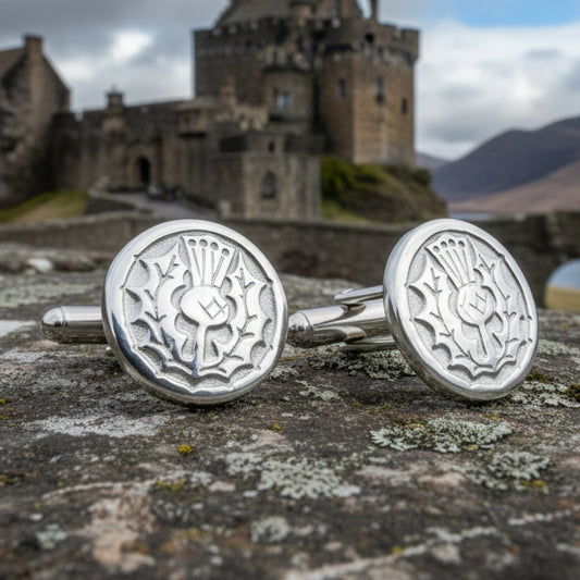Thistle Cuff Links, Scotland Jewelry, Celtic Jewelry, Dad Gift, Bagpiper Gift, Groom Gift, Best Man Gift, Boyfriend Gift, Husband Gift