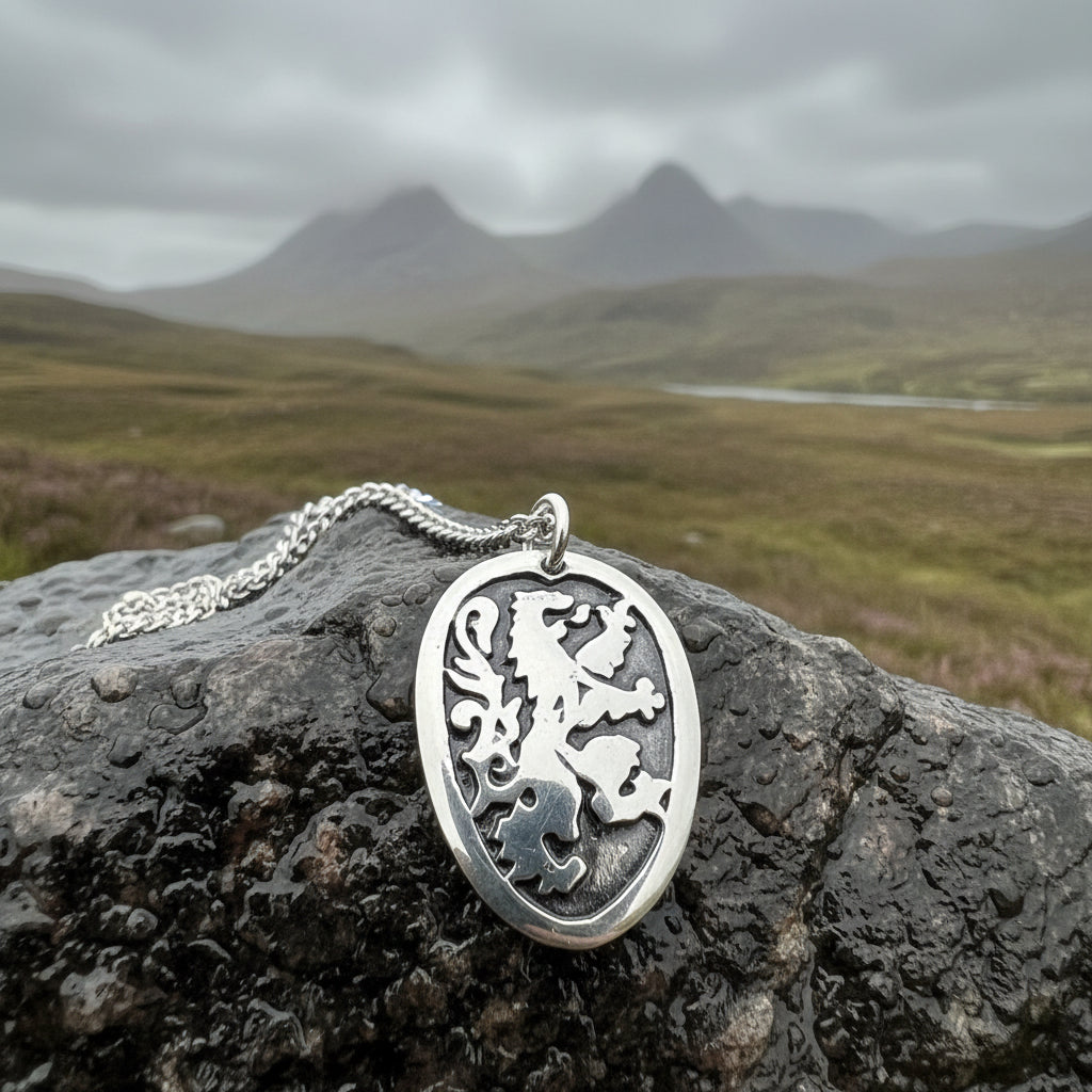 Lion of Scotland Necklace - Handmade in Scotland — view 3