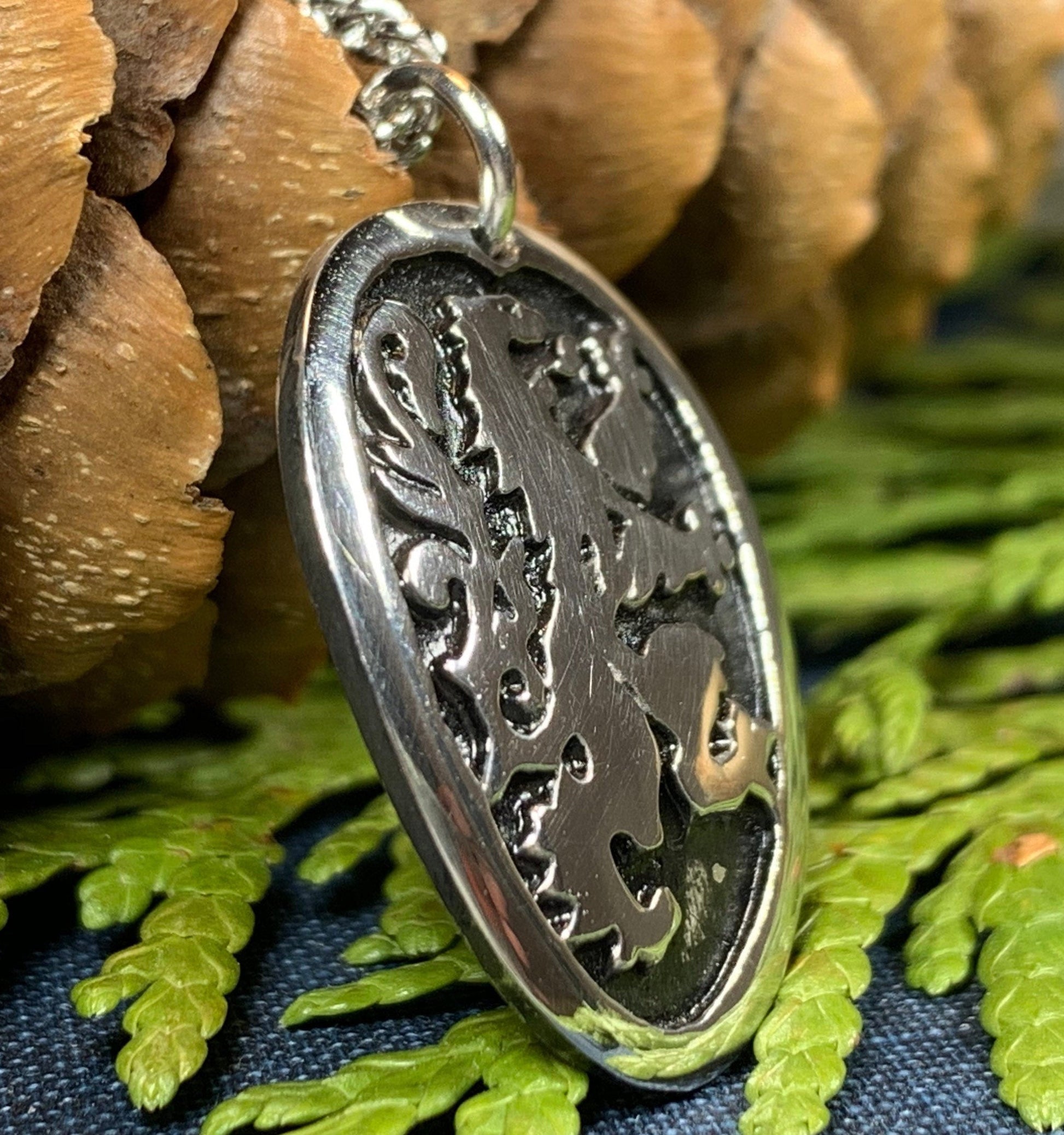 Lion of Scotland Necklace - Handmade in Scotland — view 6