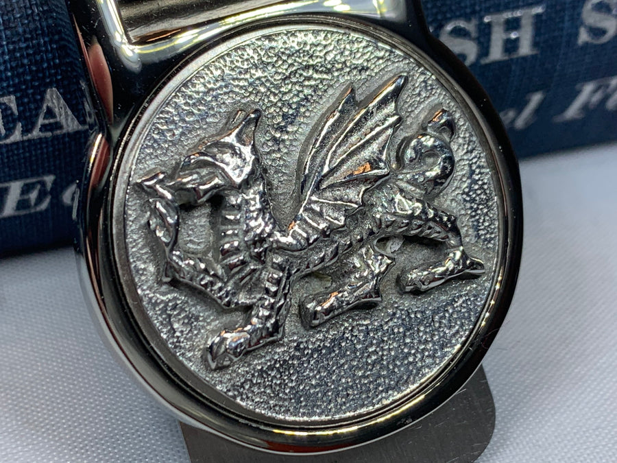Welsh Dragon Money Clip, Celtic Jewelry, Wales Jewelry, Graduation Gift, Irish Jewelry, Dad Gift, Groom Gift, Best Man Gift, Dragon Jewelry